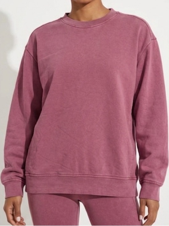 Left On Friday Tops - Left on Friday Victory Lap Sweatshirt Size S/M Washed Rose Casual Comfy